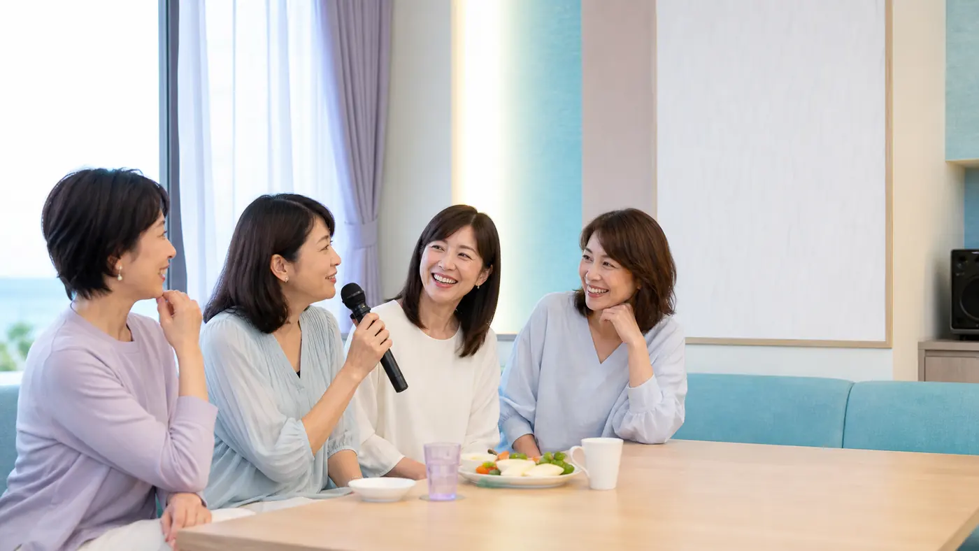 昼カラとおしゃべりのイメージ